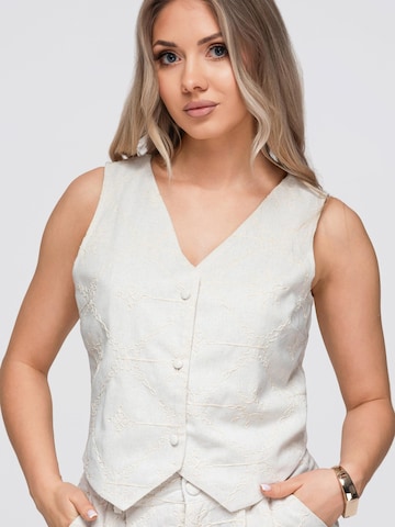 Ombre Weste‌‌‌ in Beige