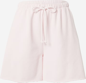 LENI KLUM x ABOUT YOU Loosefit Shorts 'Nola' in Pink: predná strana