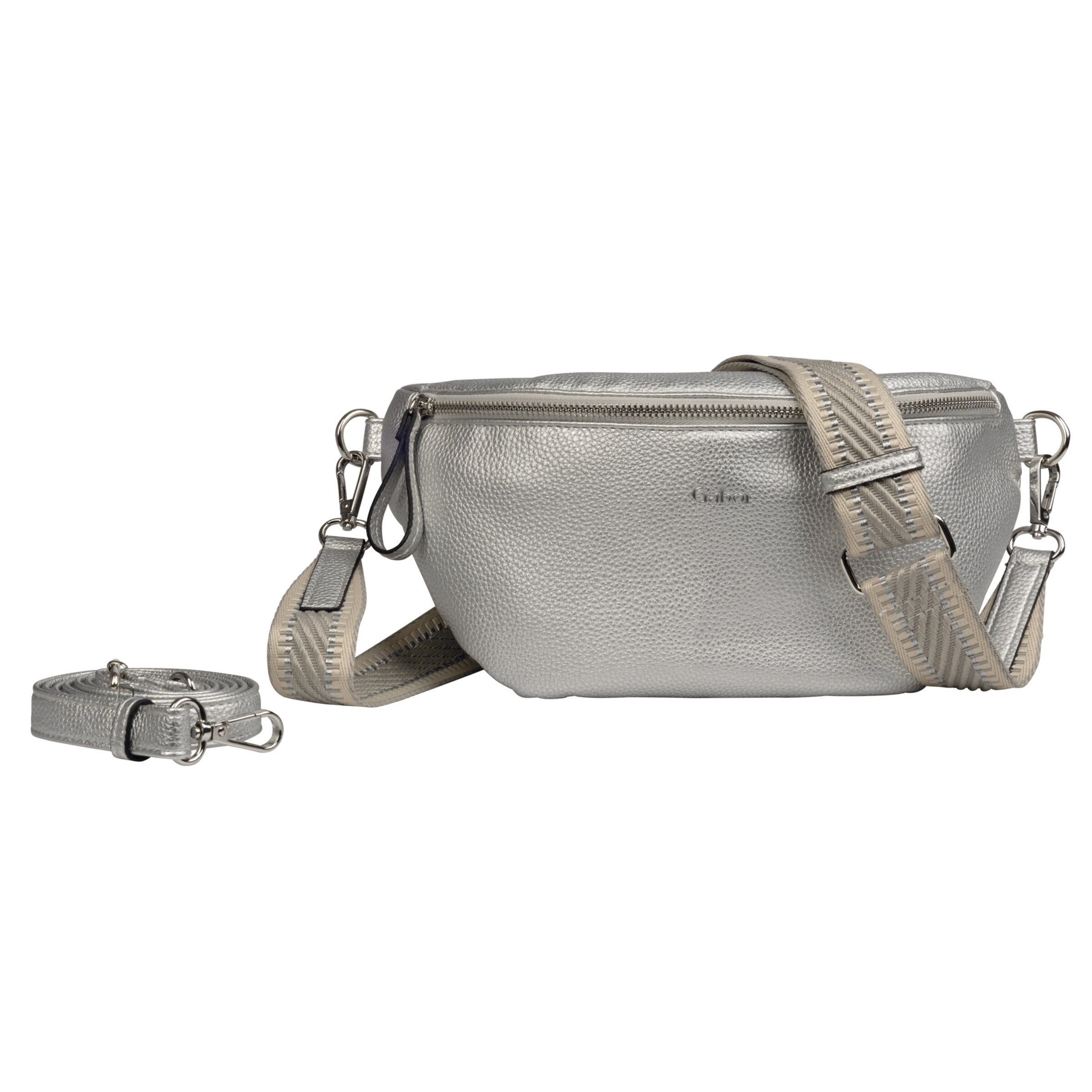 GABOR Gürteltasche 'Silena' in Silber: Vorderseite