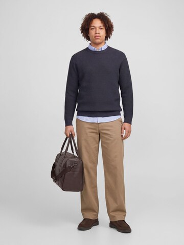 Jack & Jones Plus Svetr 'JPRBlustanley' – modrá
