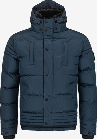 Alessandro Salvarini Winter Jacket 'Fabiano' in Blue: front