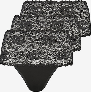 Nina von C. Slip 'Millefleurs' in Schwarz: Vorderseite