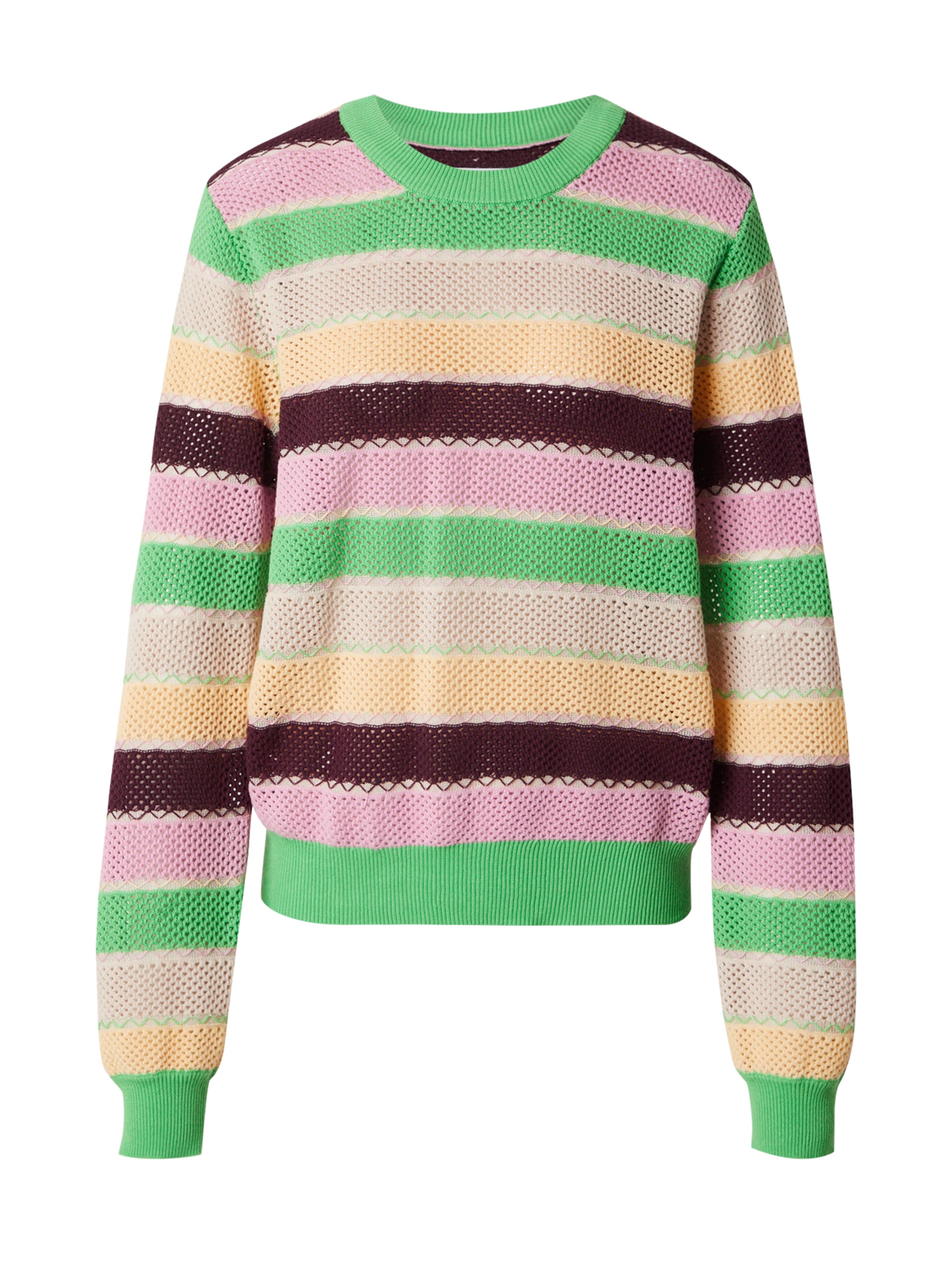 NÜMPH Sweater 'NUMIVA' in Green: front