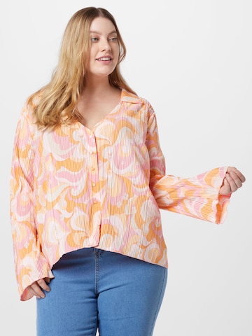 Cotton On Curve Blouse in Orange: front