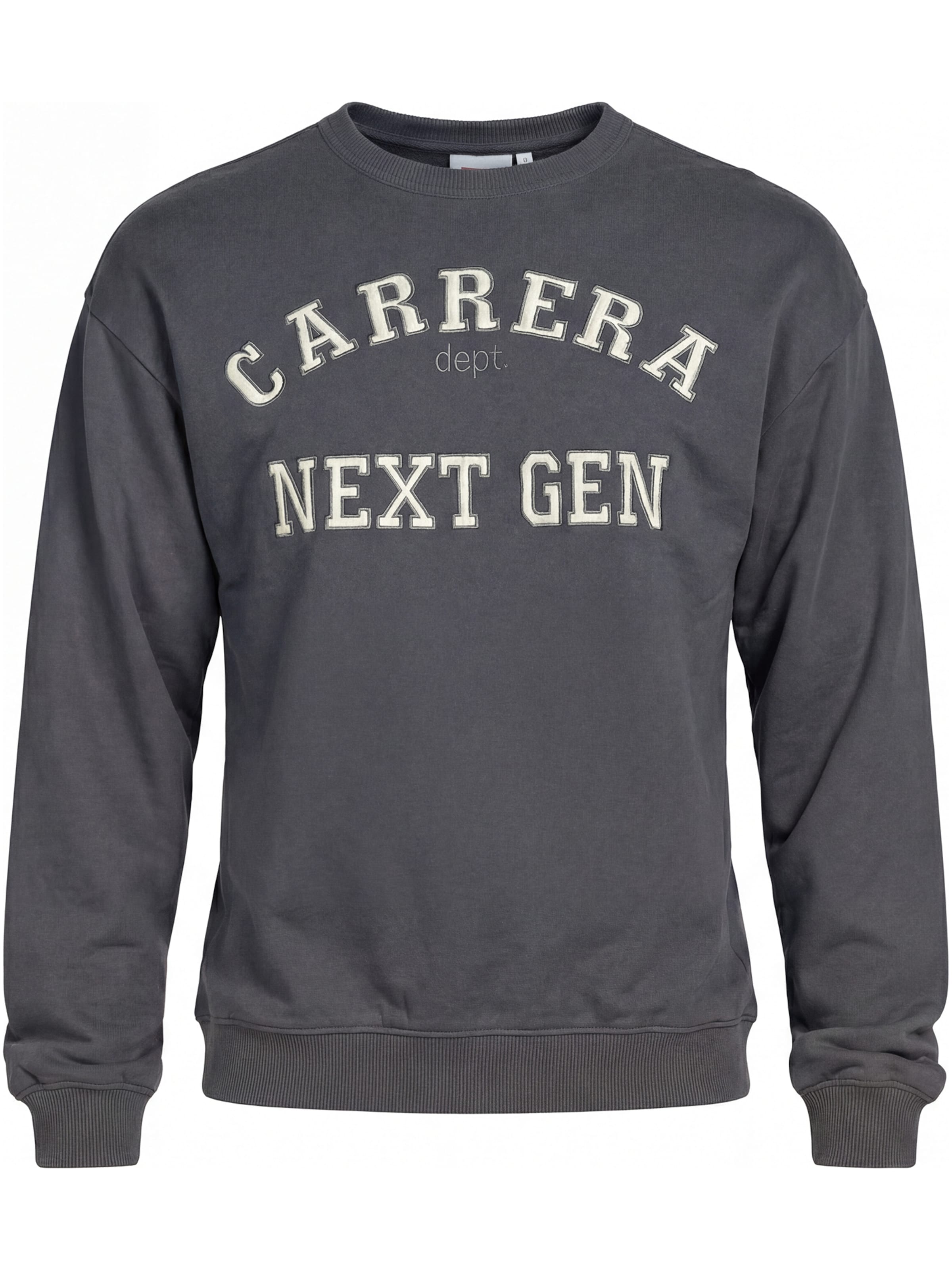 Carrera Jeans Sweatshirt 'Replica Boxy' in Grau: Vorderseite