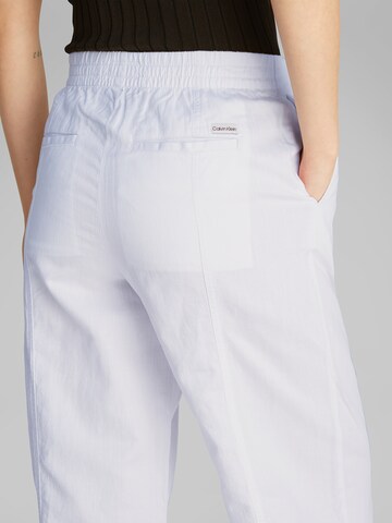 Loosefit Pantaloni di Calvin Klein Jeans in bianco