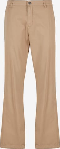 Urban ClassicsLoosefit Chino hlače - bež boja: prednji dio