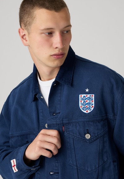 LEVI'S ® Jacke 'France Football Type III' in XL in navy, Produktansicht