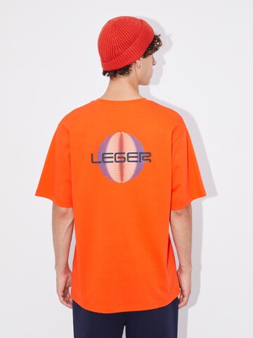 T-Shirt 'Jim' LeGer by Lena Gercke en orange