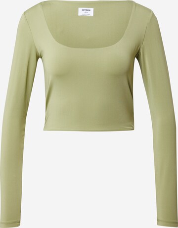 T-shirt Cotton On en vert : devant