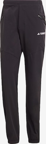 Coupe slim Pantalon outdoor 'Xperior' ADIDAS TERREX en noir : devant