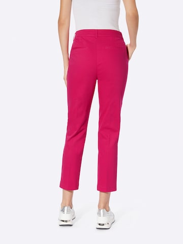 heine Slimfit Spodnie w kolorze różowy