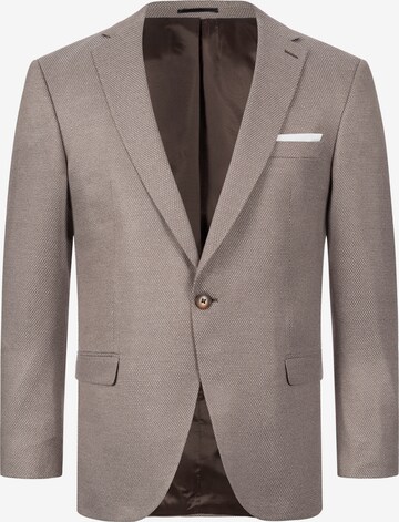 Indumentum Slim fit Suit Jacket in Brown: front