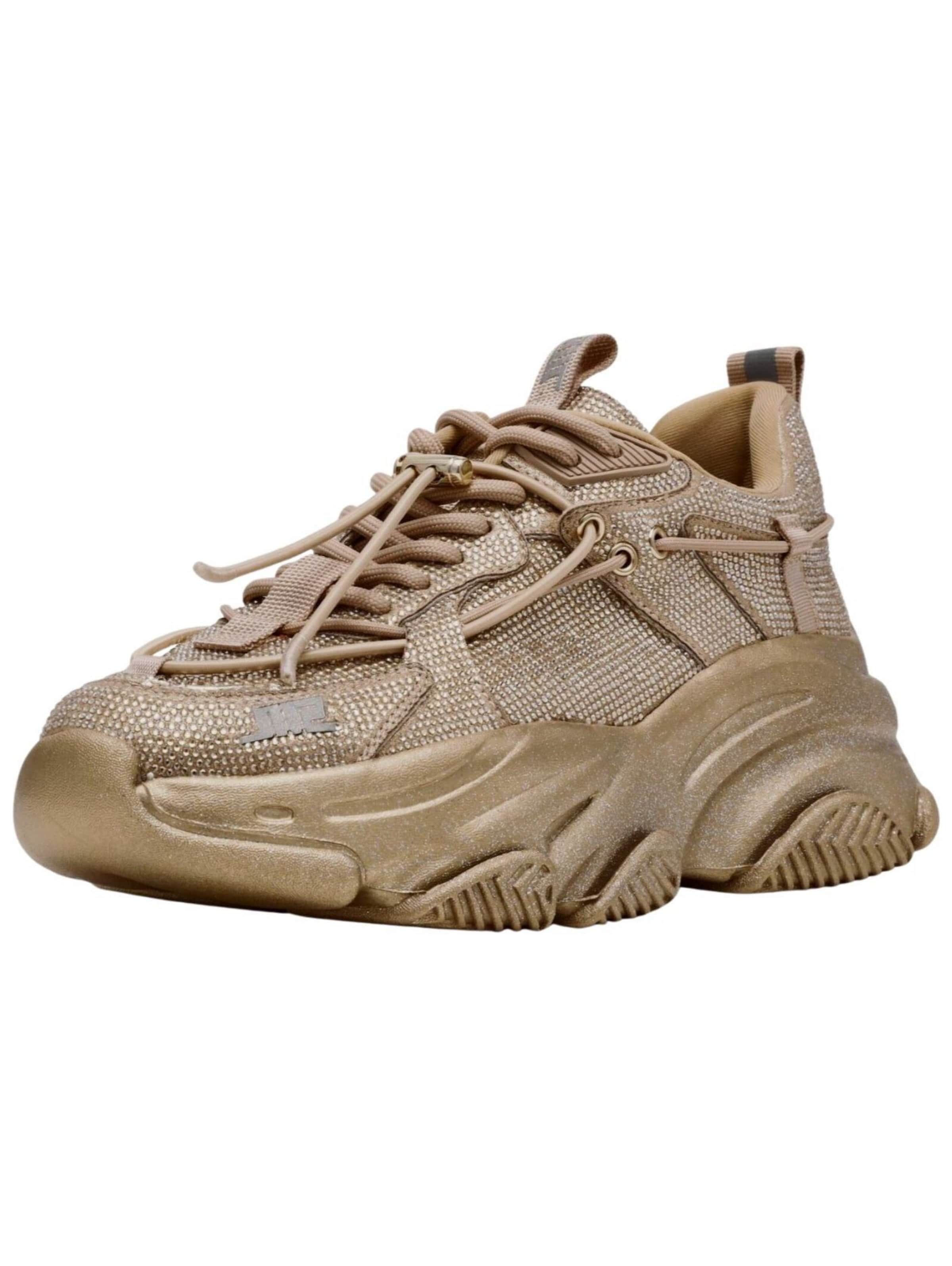 Sneaker bassa di STEVE MADDEN in oro: frontale