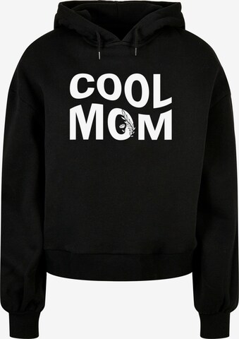 Sweat-shirt 'Mothers Day - Cool Mom' Merchcode en noir : devant