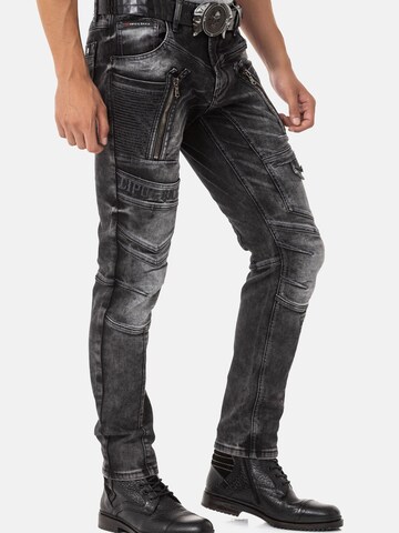 CIPO & BAXX Regular Jeans in Zwart