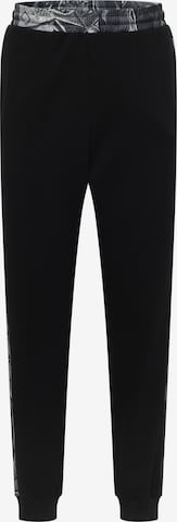 Carlo Colucci Tapered Broek 'Euthum' in Zwart: voorkant