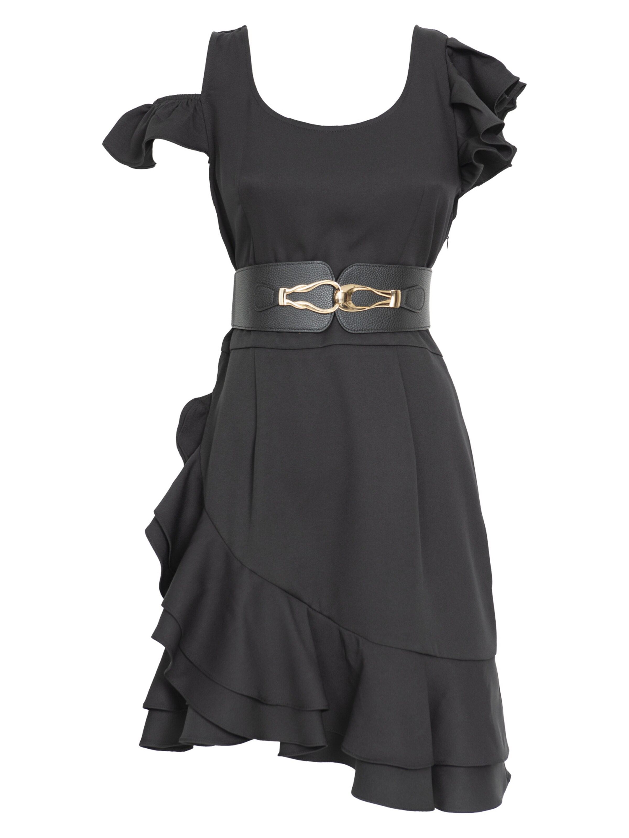 Influencer - Vestido en negro: frente