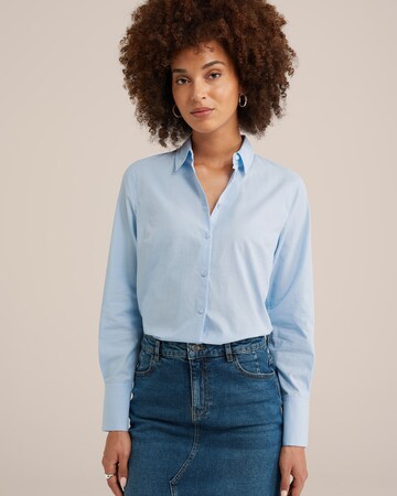 Chemisier WE Fashion en bleu : devant