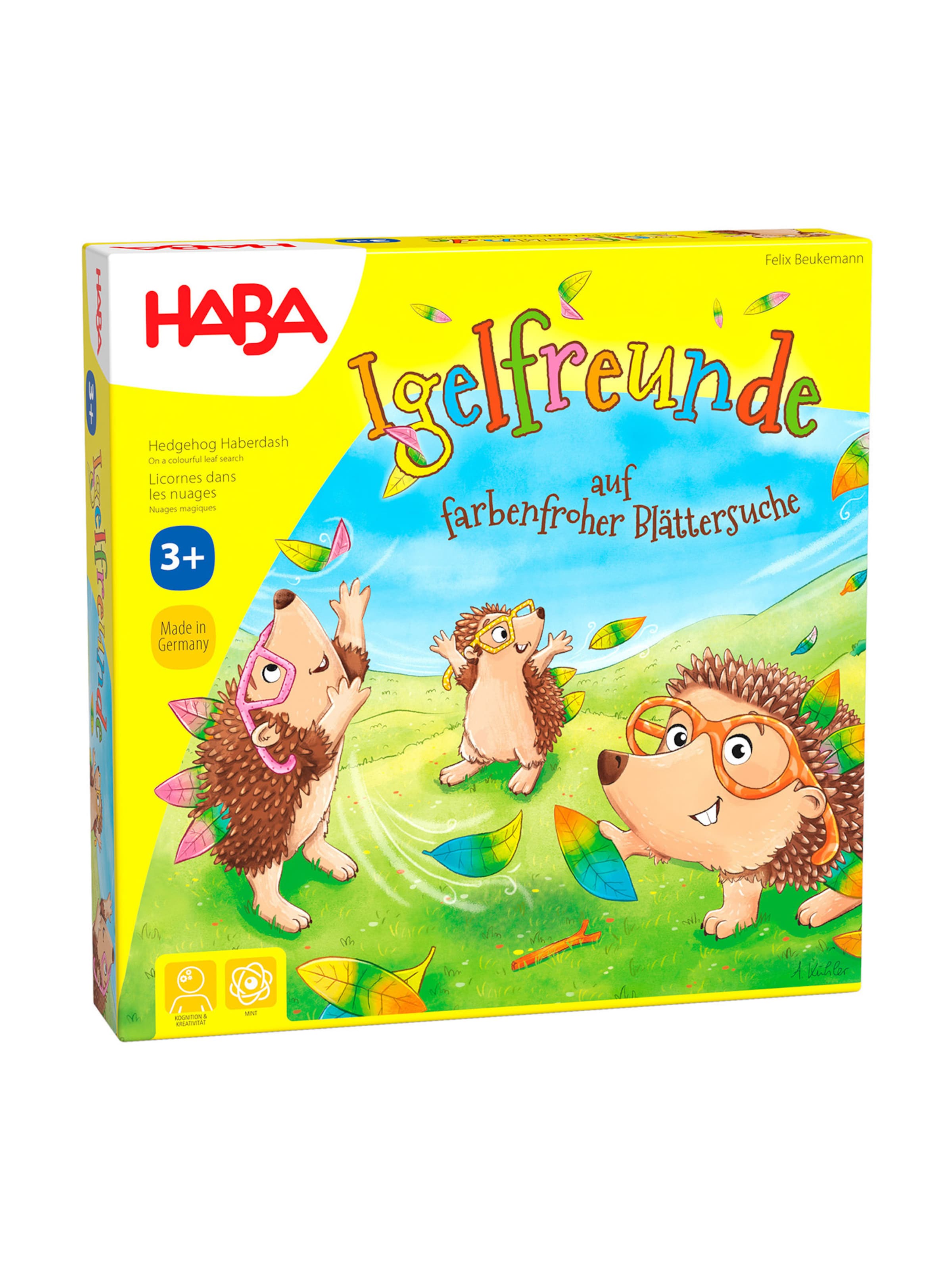 HABA Spiel ' Igelfreunde – Auf farbenfroher Blättersuche ' in Mischfarben: Vorderseite
