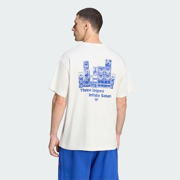 ADIDAS ORIGINALS - Camiseta 'Lofi Music' en blanco: frente