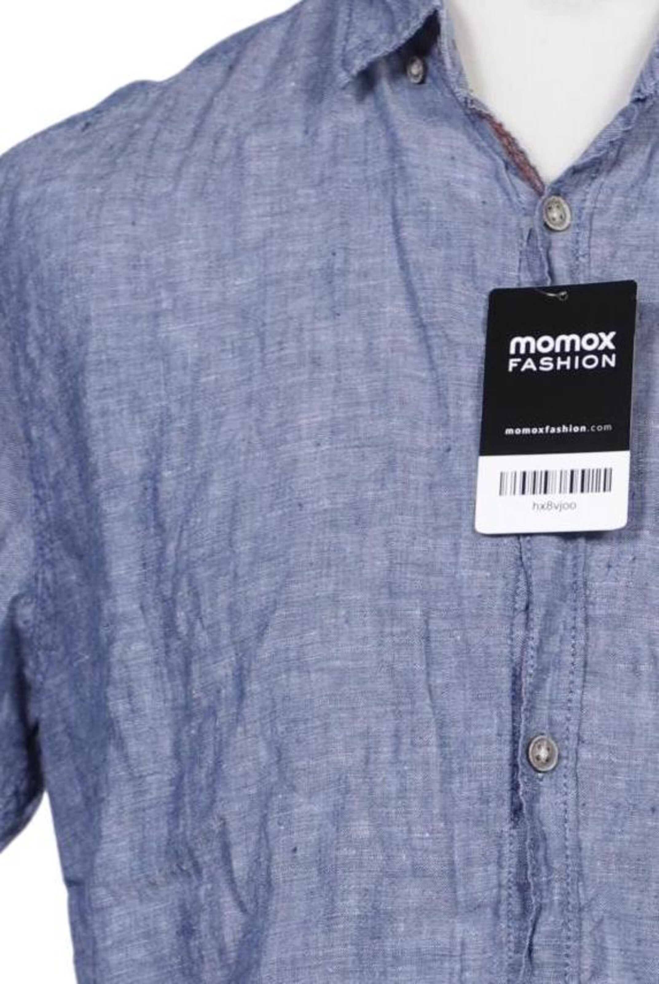 Charles Vögele Button Up Shirt in L in Blue