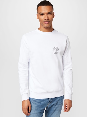 WESTMARK LONDON Sweatshirt 'Line Call' in White: front