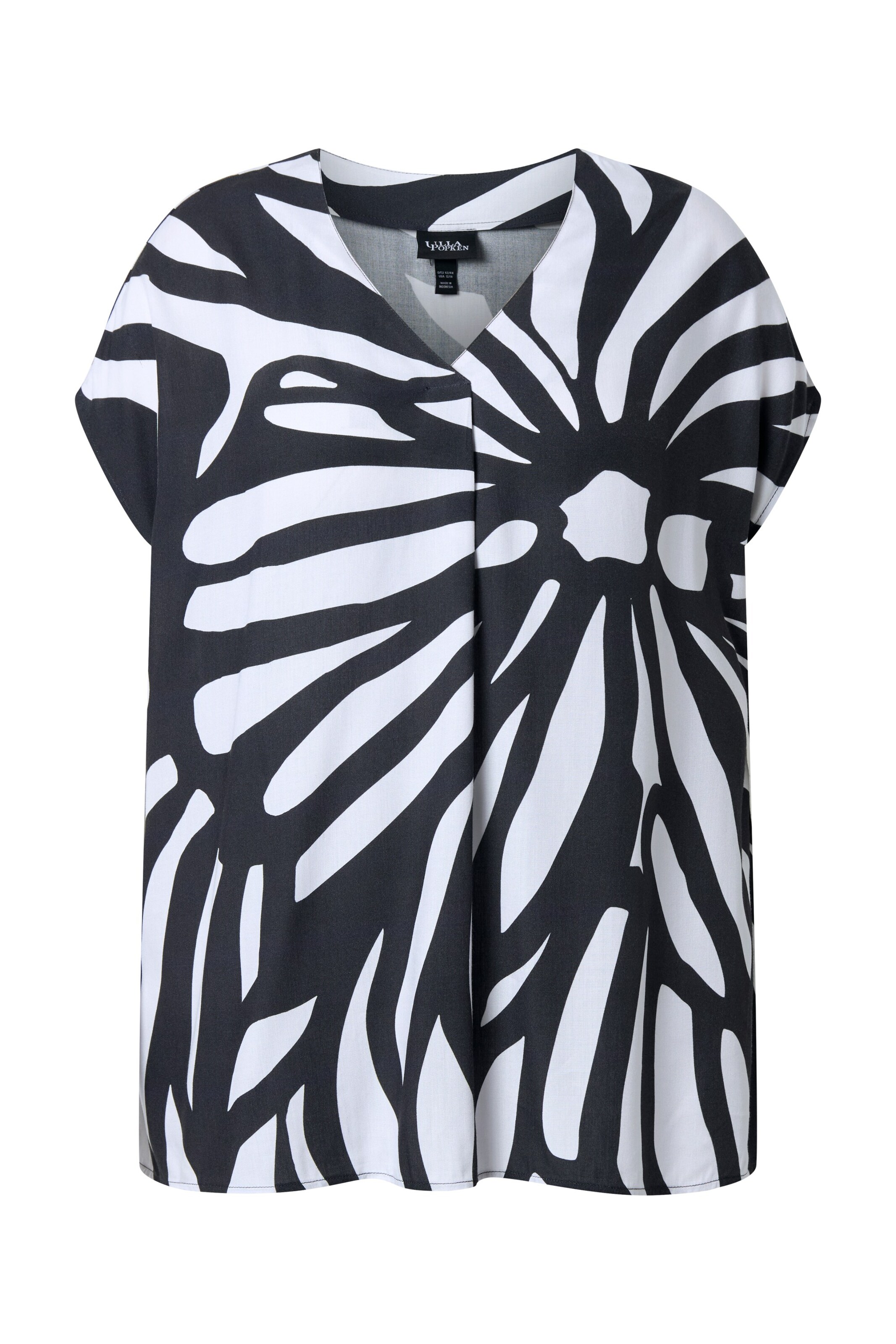 Ulla Popken Tunika in Blau: Vorderseite