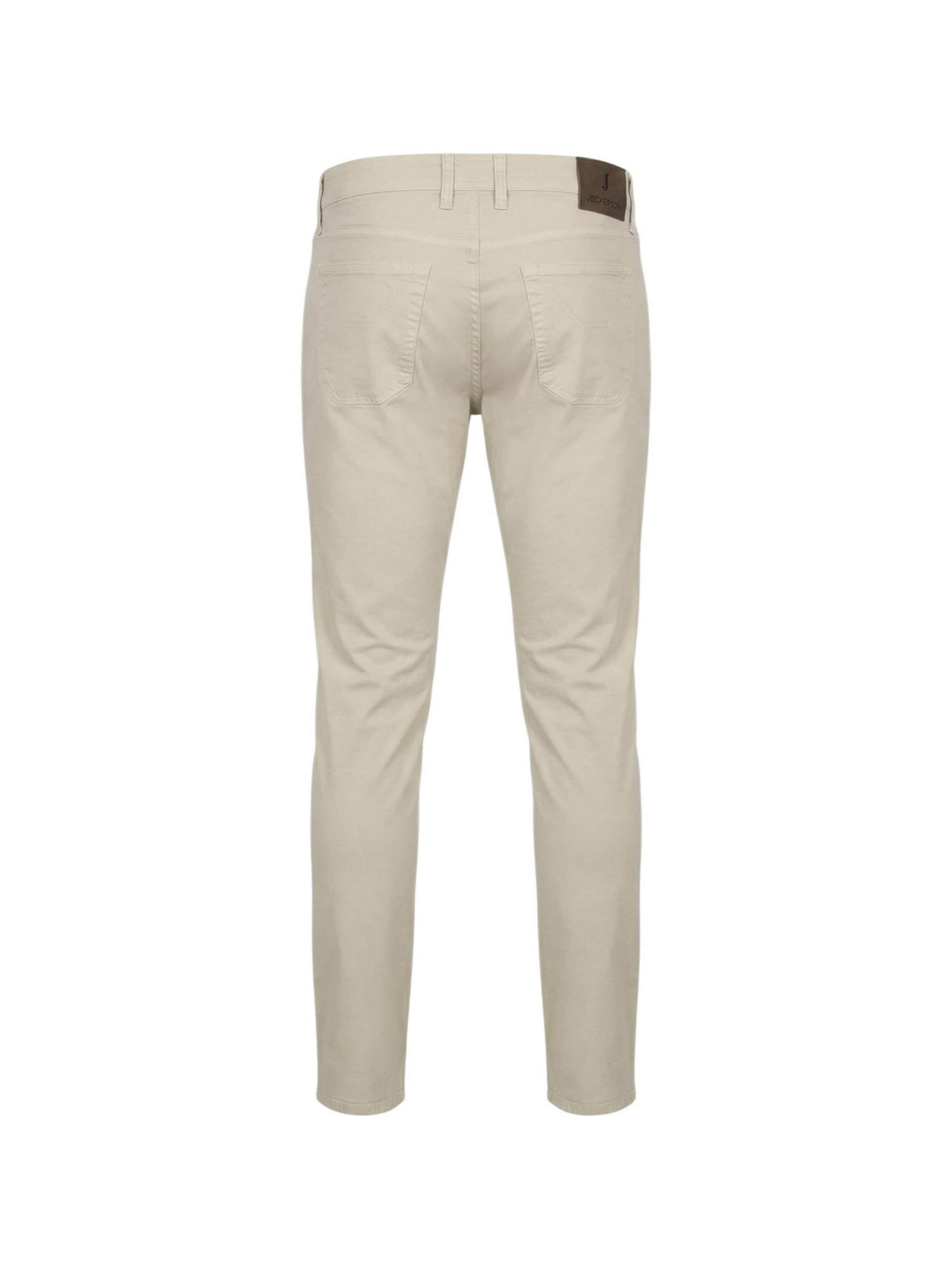 Jeckerson Slimfit Bukser 'JOHN 5 TOPPA' i beige