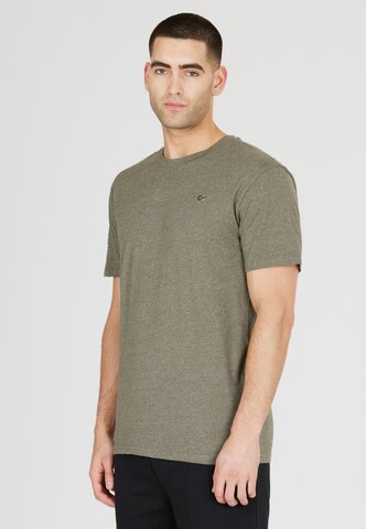 Cruz T-Shirt in Braun: Vorderseite