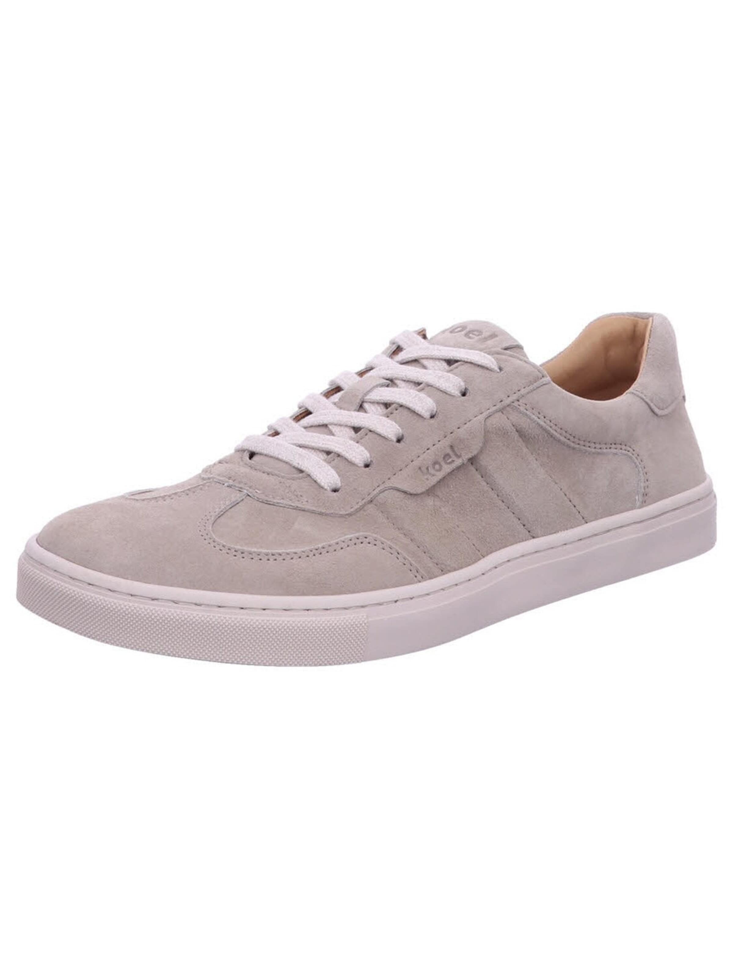Baskets basses 'Schnürschuh Damen 33L005311870 Rauleder in beige' Koel en beige : devant