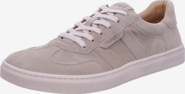 Baskets basses 'Schnürschuh Damen 33L005311870 Rauleder in beige' Koel en beige : devant