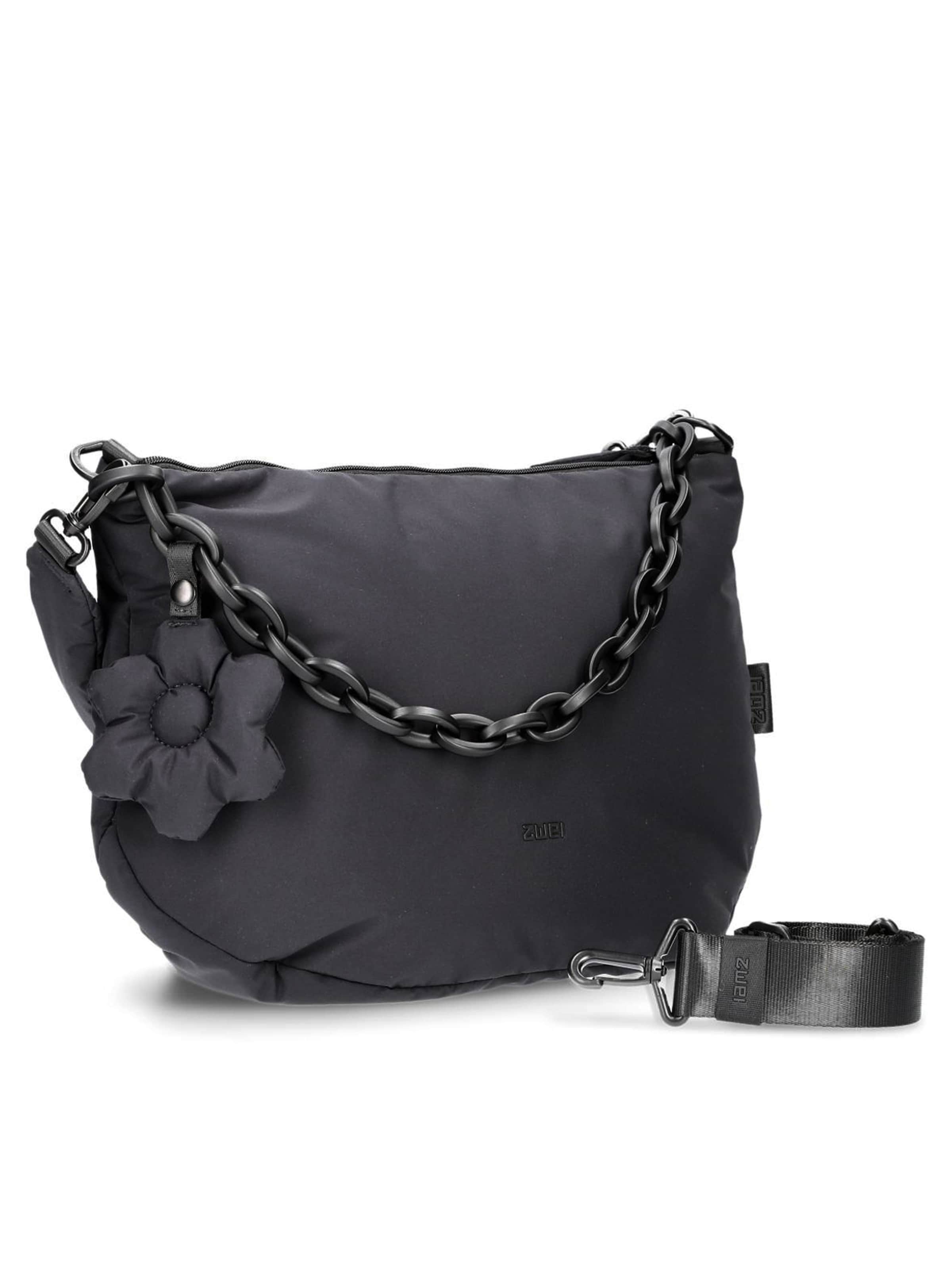 ZWEI Shopper 'HANNAH HA140'‌‌ in Schwarz: Vorderseite