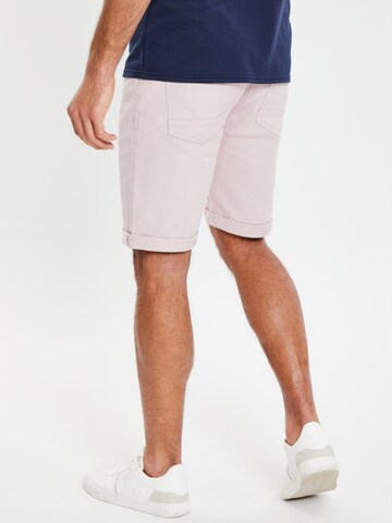 Threadbare Regular Shorts 'Sanky' in Beige