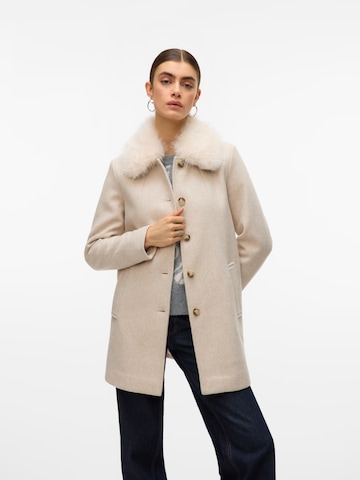 VERO MODA Between-Seasons Coat in Beige: front
