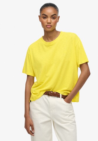 T-shirt Superdry & Co en jaune : devant