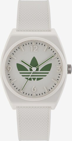 Montre à affichage analogique 'PROJECT TWO' ADIDAS ORIGINALS en blanc : devant