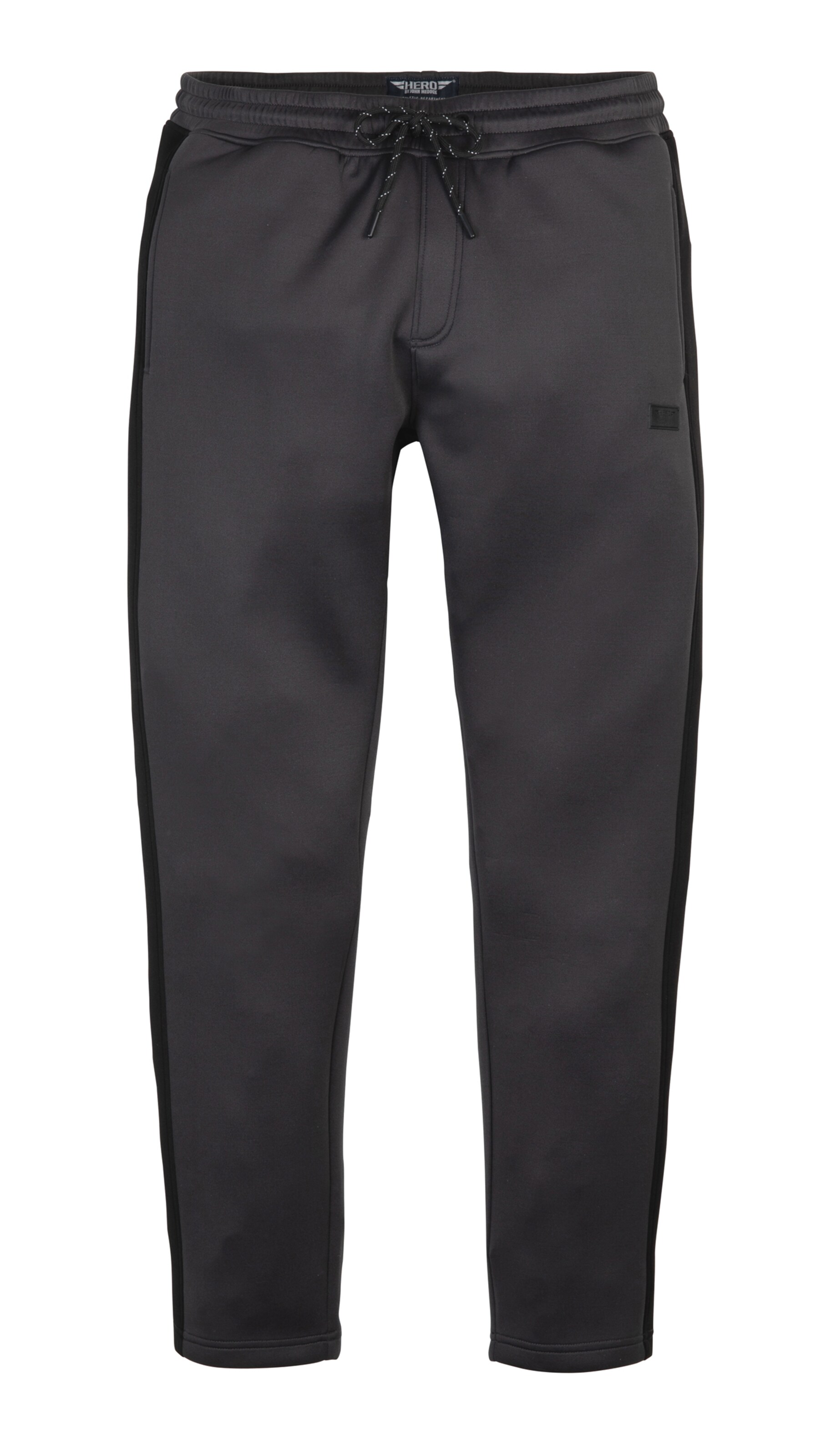 Hero Tapered Sporthose 'James' in Grau: Vorderseite
