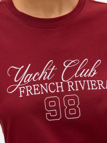T-shirt 'VMABY PAULINA' VERO MODA en rouge