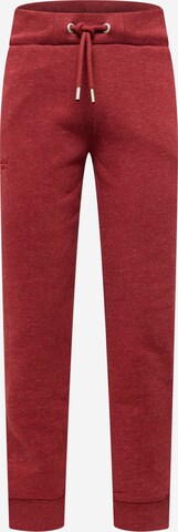 Superdry Kalhoty – červená: přední strana