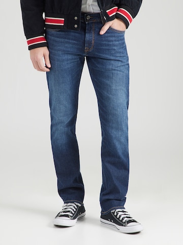 Slimfit Jeans 'JACK' de la Karl Lagerfeld pe albastru: față