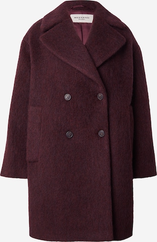 raudona Weekend Max Mara Demisezoninis paltas 'ACCENTO': priekis