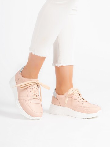 Baskets basses VITAFORM en rose