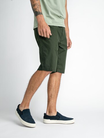 Petrol Industries Regular Chino Pants in Green