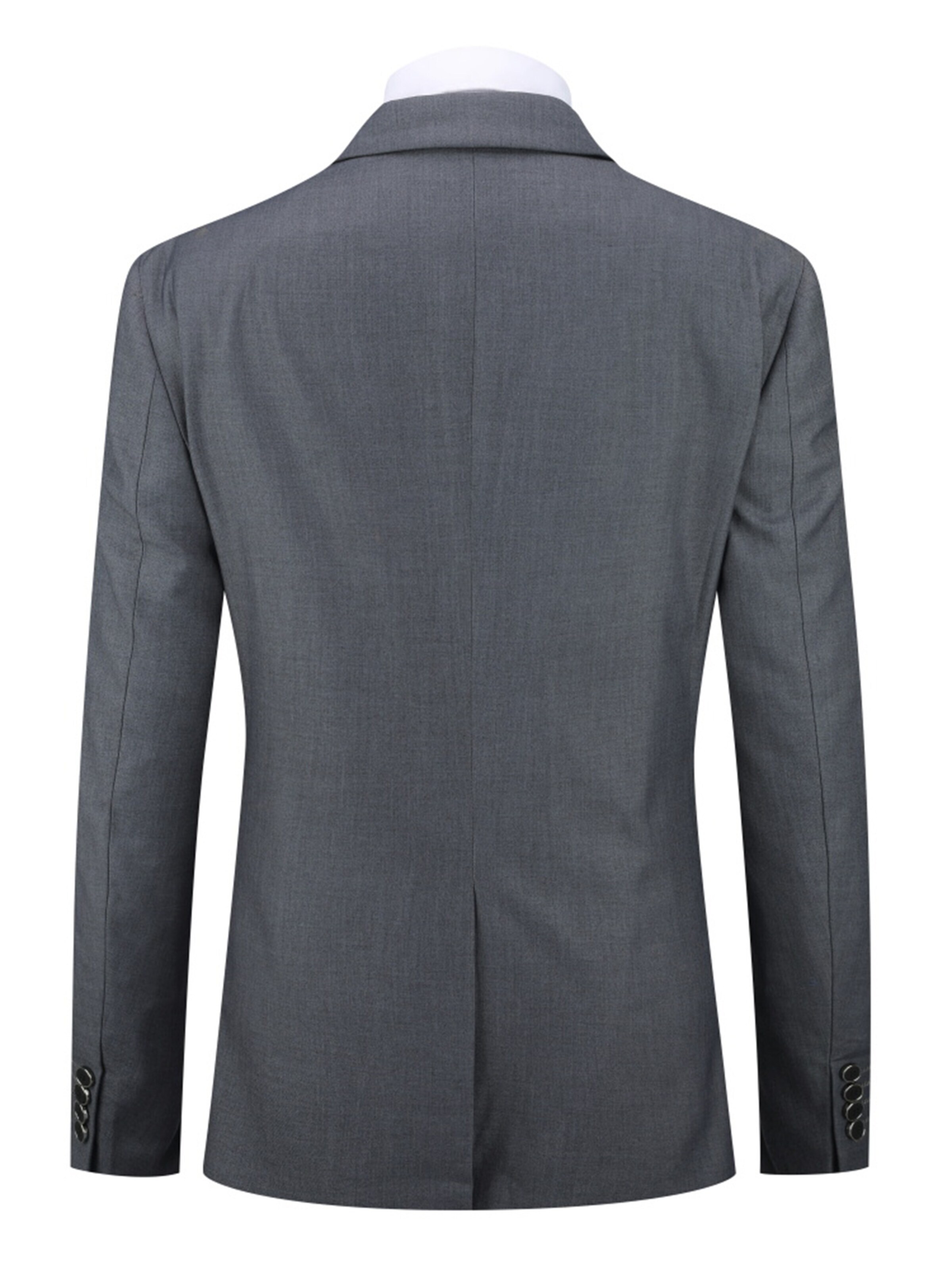 YOUTHUP Slim fit Suit Jacket in Grey