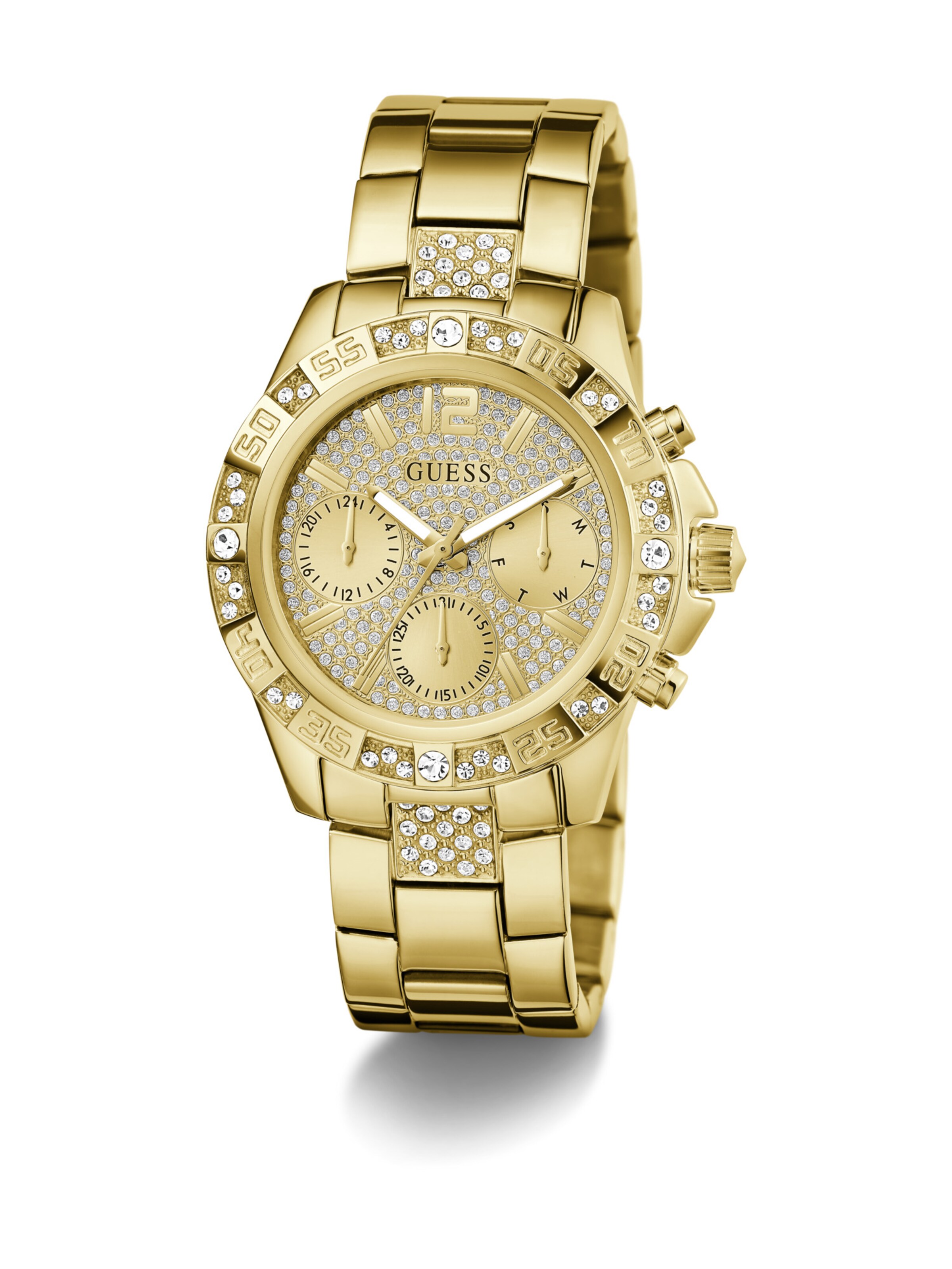GUESS Analog Watch 'Majesty' in Gold