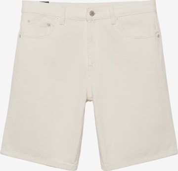 Regular Jeans de la Pull&Bear pe alb: față