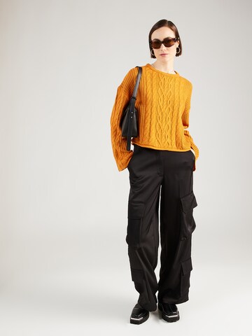 BRAVE SOUL Sweater in Orange