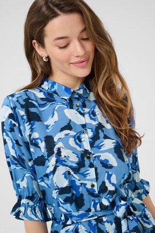 Kaffe Shirt dress 'Velana' in Blue