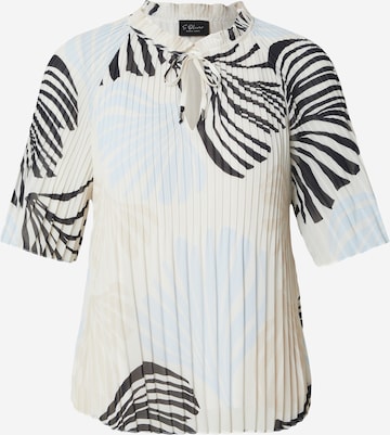 s.Oliver BLACK LABEL Blúz - bézs: elől